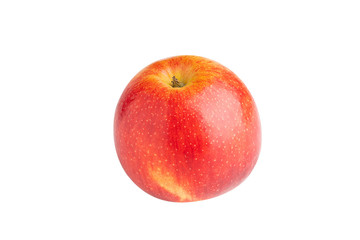 red apple isolated on a white background.