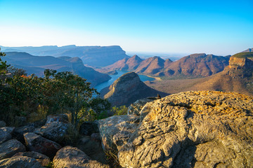 three rondavels and blyde river canyon at sunset, south africa 1