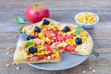 Tomaten-Mais-Galette	