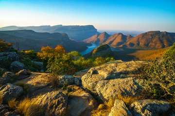 three rondavels and blyde river canyon at sunset, south africa 45