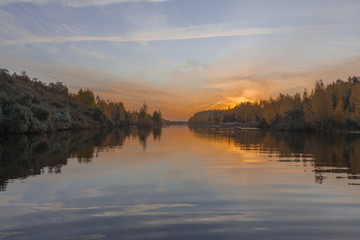 lake in the early morning