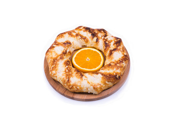 cheesecake with orange