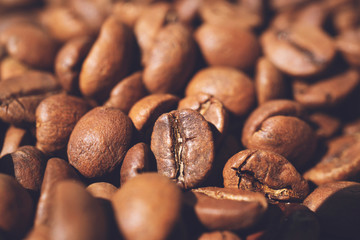 closeup of brown coffee background