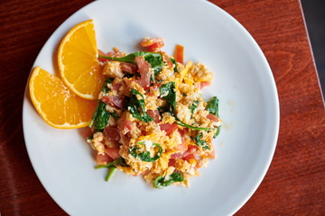 Rühreier  Hotel Frühstück