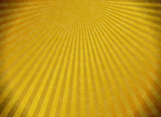 背景：集中線 シンプル 金 ゴールド グラデーション