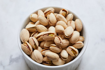 pistachios in bowl