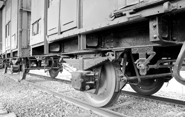 Treno Vintage sui binari - viaggiare