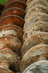 Drill and steel drill bits for construction site drilling equipment