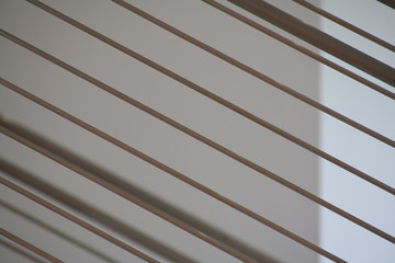 Diagonal window blinds