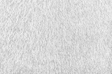 Obraz premium Abstract vintage white background - woolen plane fabric with without waves, smooth tissue, closeup