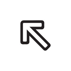 Arrow icon vector isolated on background. Trendy sweet symbol. Pixel perfect. illustration EPS 10. - Vector