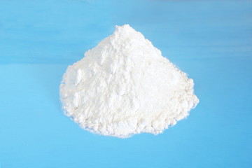 boric acid powder heap topview