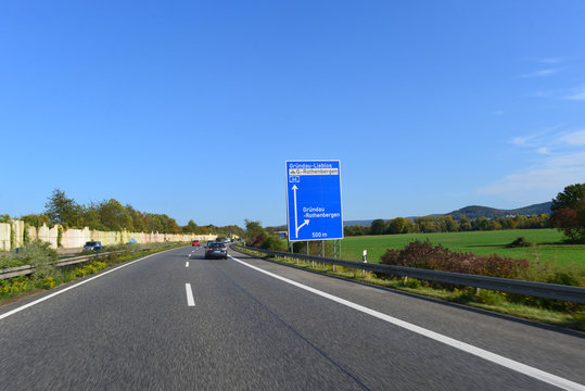 A 66 Richtung Gelnhausen-Fulda