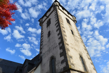 Fototapeta na wymiar Evangelische Pfarrkirche Wächtersbach im Main-Kinzig-Kreis