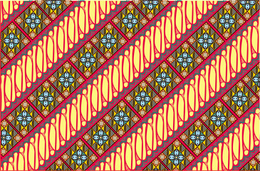 Indonesian batik designs with various styles and patterns that are very distinctive