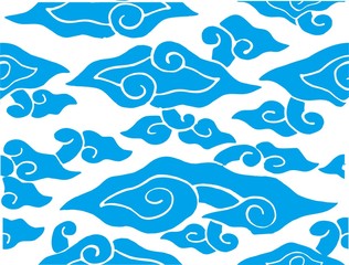 Indonesian batik designs with various styles and patterns that are very distinctive