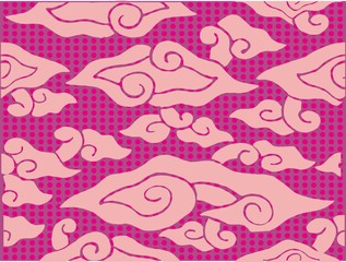 Indonesian batik designs with various styles and patterns that are very distinctive