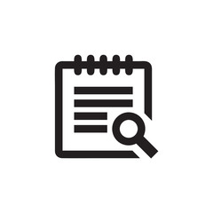 Document icon vector isolated on background. Trendy sweet symbol. Pixel perfect. illustration EPS 10. - Vector