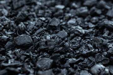 Dark coal texture, coal mining, fossil fuels, environmental pollution.