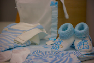 Baby clothes and accessories for boy and girl. cute baby