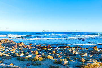 View of the Cape Point Coastline in South Africa, one of the country most popular tourist sites