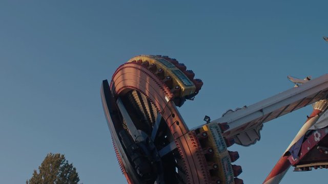 Giant Swing Ride at theme park