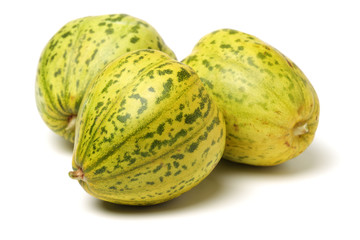 Muskmelon on a white background