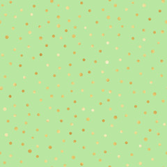 Gold Confetti Seamless Pattern - Festive gold confetti repeating pattern design