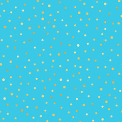 Gold Confetti Seamless Pattern - Festive gold confetti repeating pattern design