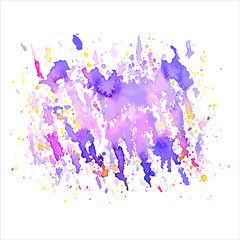 Fototapeta premium brush splash colorful watercolor.Vector creative image
