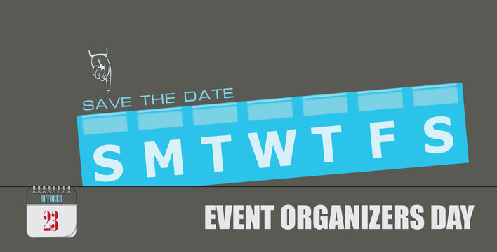 Postcard Event Organizers Day