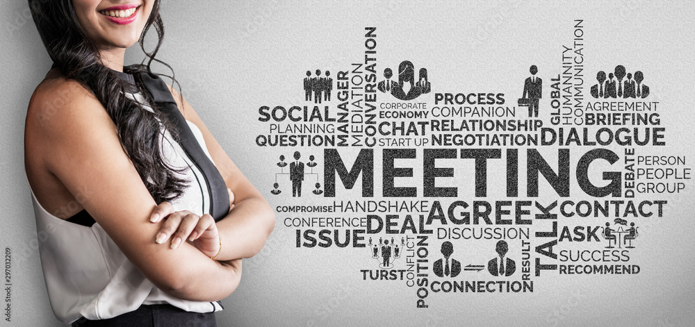Poster digital marketing technology solution for online business concept - graphic interface showing analyt