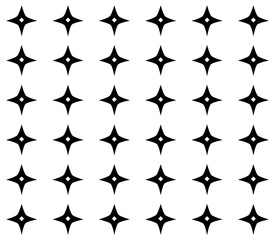 seamless geometric ornamental pattern. abstract background. black and white texture.