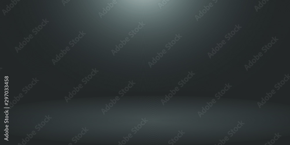 Poster dark gradient blurred empty room studio light vector abstract background
