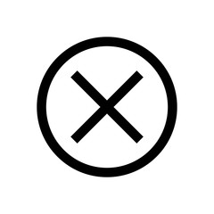 cross vector single icon