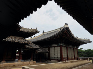 Fototapeta na wymiar Korean Traditional Palace Changgyeonggung, Traditional Building, Changgyeonggung Palace