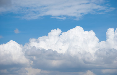 Fototapeta premium blue sky with white clouds