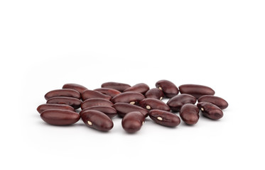 Dry red beans .