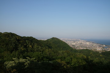 高麗山から望む風景（湘南平）