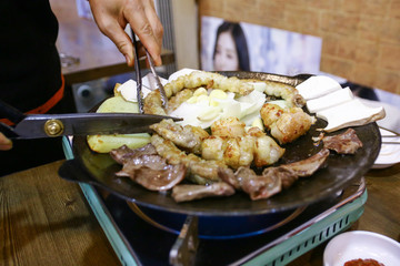 Korean Grilled Beef Tripe, Gopchang-gui