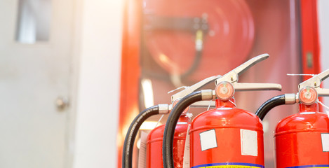 fire extinguishers available in fire emergencies.