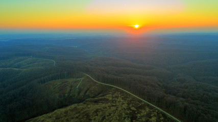 Fototapeta premium Beautiful forest on Bilogora (Malo Trojstvo, Bjelovar Bilogora County, Croatia)