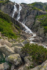 Sikawa waterfall. Tatra National Park. Poland