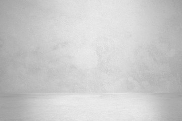 Concrete wall white color for background. Old grunge textures with scratches and cracks. White painted cement wall texture.