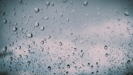 rain drops on window