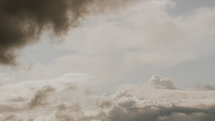 clouds, cloudy sky before a thunderstorm  T