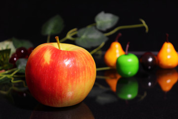 Red-yellow autumn mood.