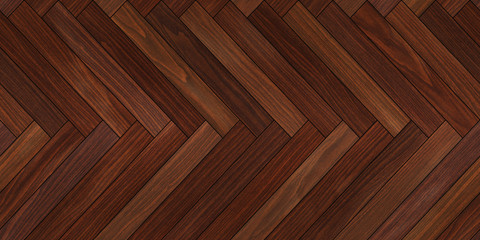 Seamless wood parquet texture horizontal herringbone deep red