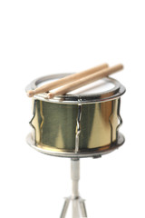 side drum isolated on white background