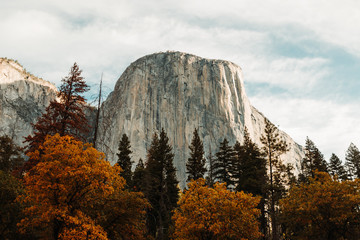 Mountains: El Capitan, Half Dome at Yosemite